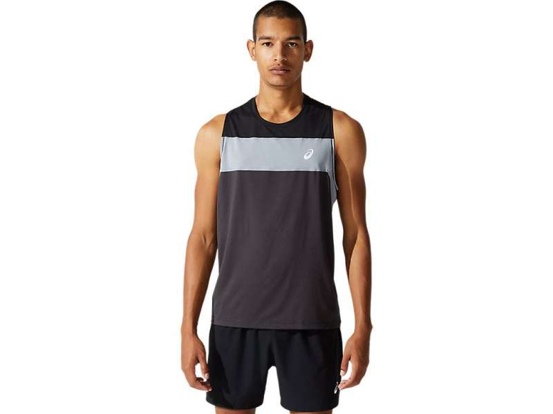 Asics Race Singlet μαυρα | xQDMfHL1c