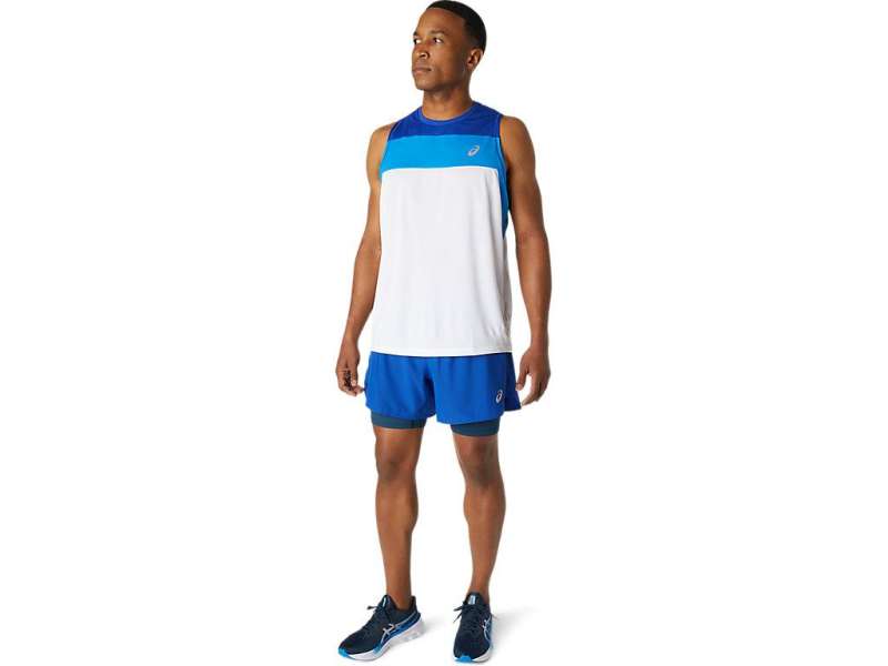 Asics Race Singlet μπλε | acRWZ3pKV