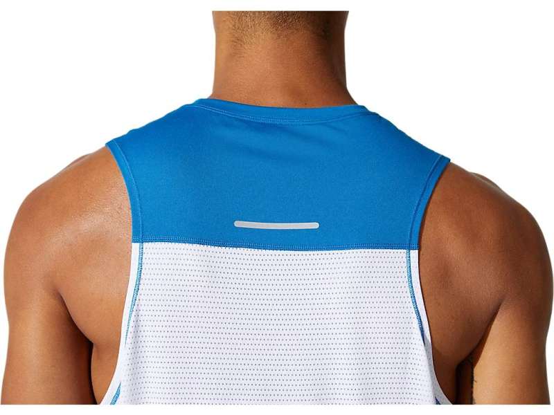 Asics Race Singlet μπλε | dXdRy3f3s