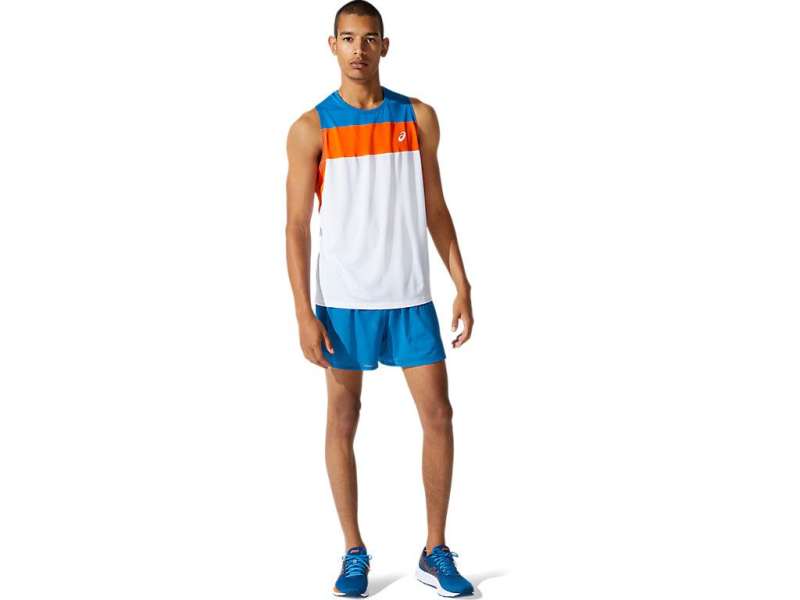 Asics Race Singlet μπλε | dXdRy3f3s