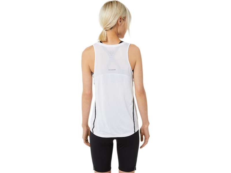 Asics Race Tank ασπρα | CD9HA3SZT