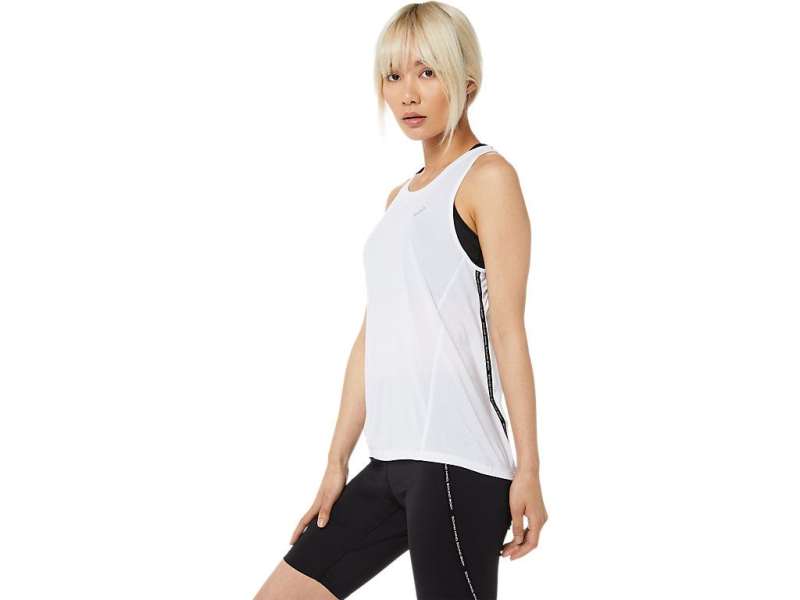 Asics Race Tank ασπρα | CD9HA3SZT