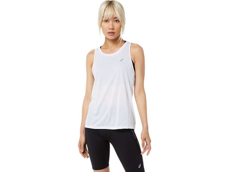 Asics Race Tank ασπρα | CD9HA3SZT