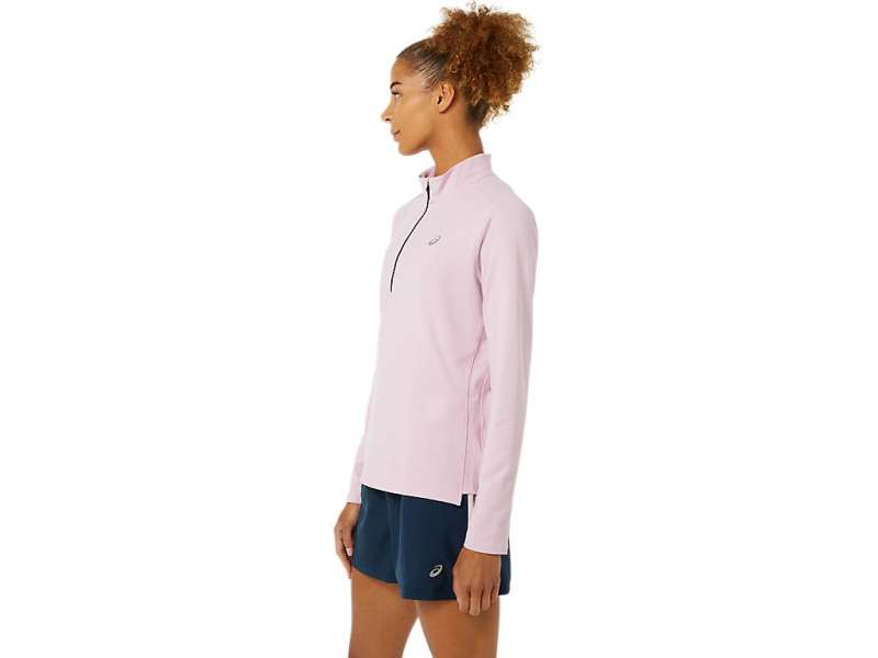 Asics Ready-set Half Zip μπλε | eVzZDP2FO