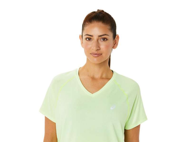 Asics Ready-set Lyte V-neck κίτρινα | QxUOucpkc