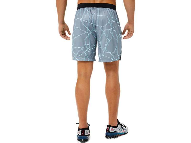 Asics Seasonal All Over Print Shorts Sheet Rock | NjyMxb7o9