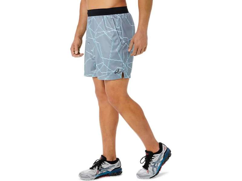 Asics Seasonal All Over Print Shorts Sheet Rock | NjyMxb7o9