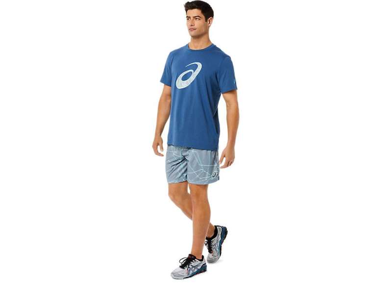 Asics Seasonal All Over Print Shorts Sheet Rock | NjyMxb7o9