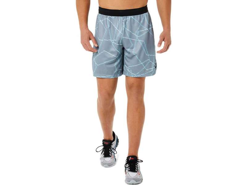 Asics Seasonal All Over Print Shorts Sheet Rock | NjyMxb7o9