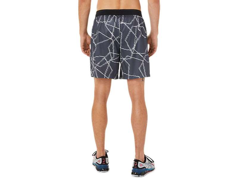 Asics Seasonal All Over Print Shorts γκρι | Conn1Qibp