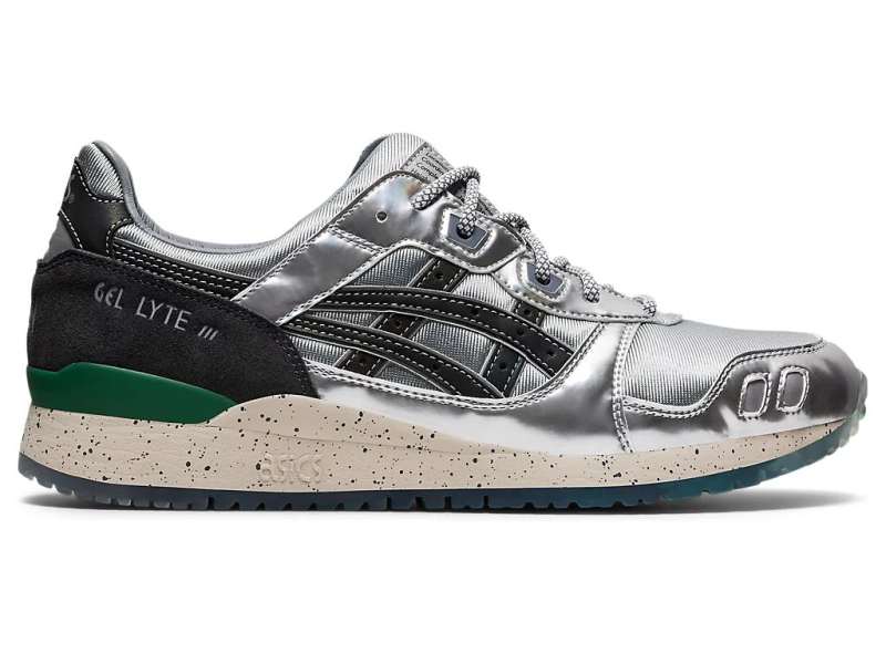 Asics Sneakerlah X Gel-lyte Iii Og Piedmont Grey/Shamrock Greem | tq5r3CUOD