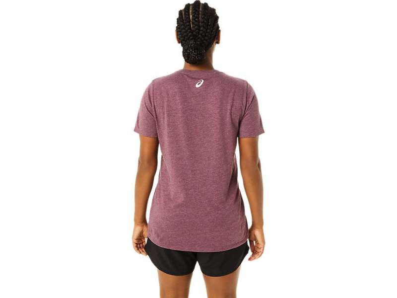 Asics Sunflower Slogan V-neck βαθυ | MrdJWsrKc