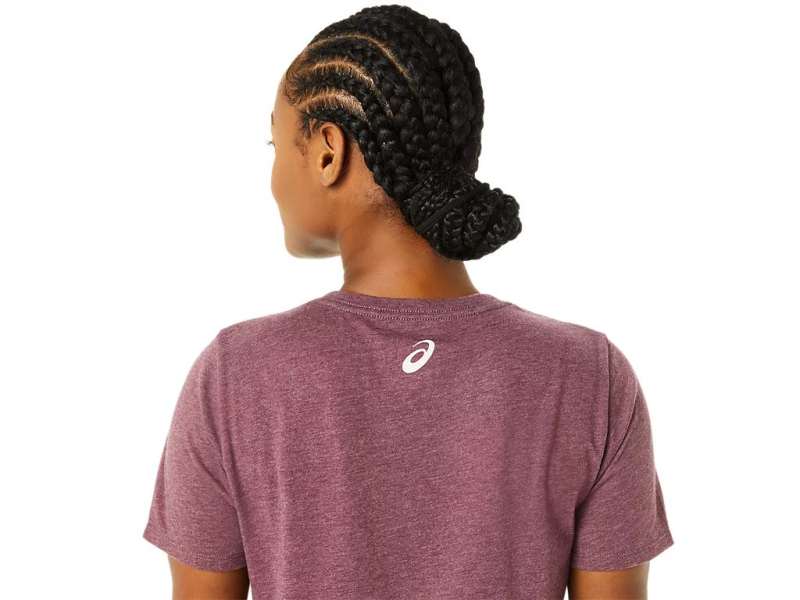 Asics Sunflower Slogan V-neck βαθυ | MrdJWsrKc