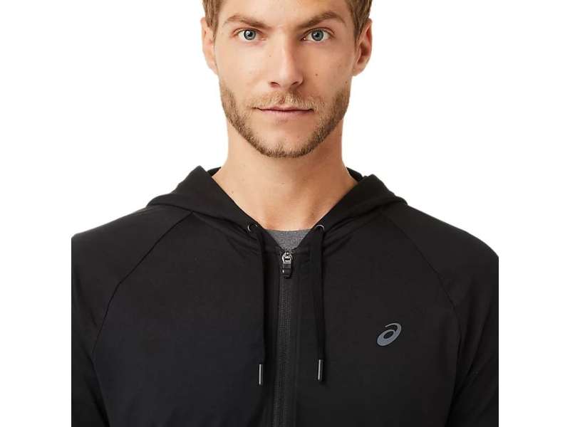 Asics Tech Full Zip μαυρα | 7BSnE0d24