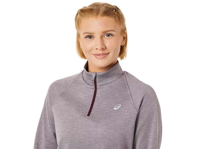 Asics Thermopolis 1/4 Zip βαθυ | 7ZHWWzDor