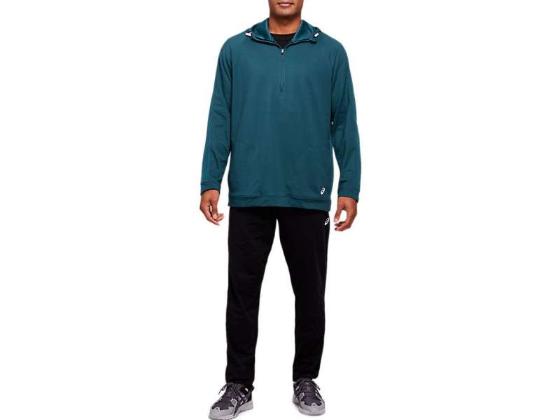 Asics Thermopolis Fleece 1/2 Zip μπλε | wN0wODO6C