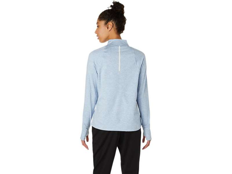 Asics Thermopolis Half Zip Mist Heather | v2fFVKqBG