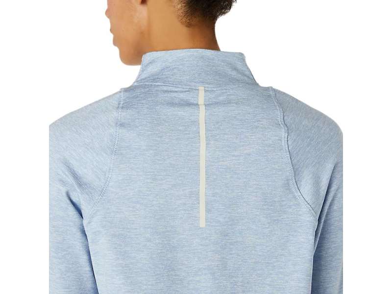 Asics Thermopolis Half Zip Mist Heather | v2fFVKqBG