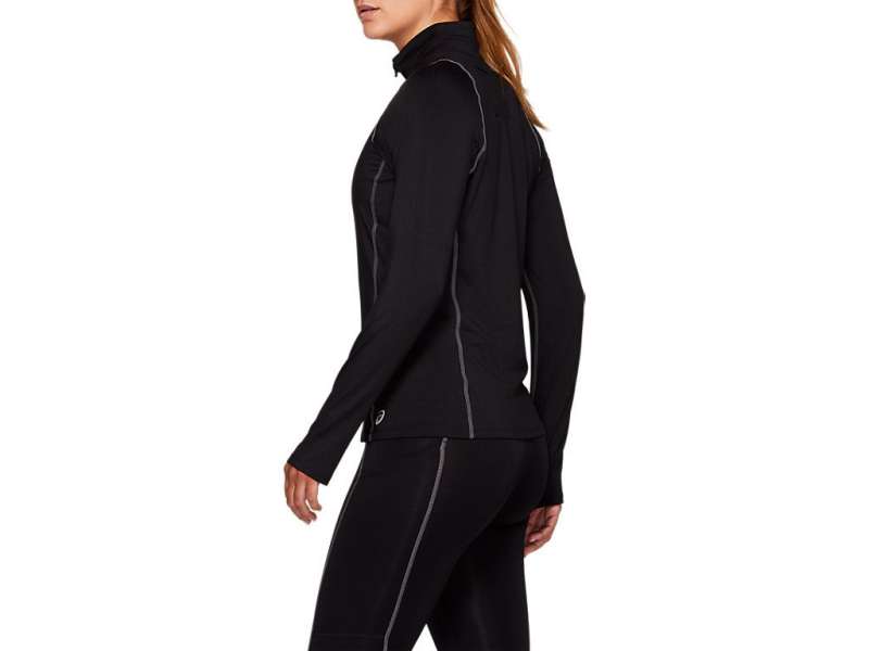 Asics Thermopolis Half Zip Performance Black/Graphite/Graphite | j7PTFhomn