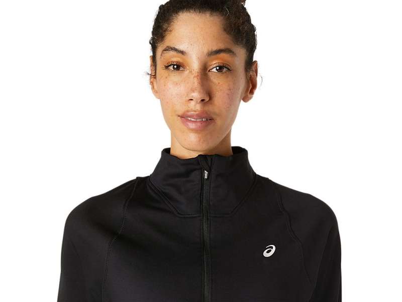 Asics Thermopolis Half Zip μαυρα | vhCWlJ1n4