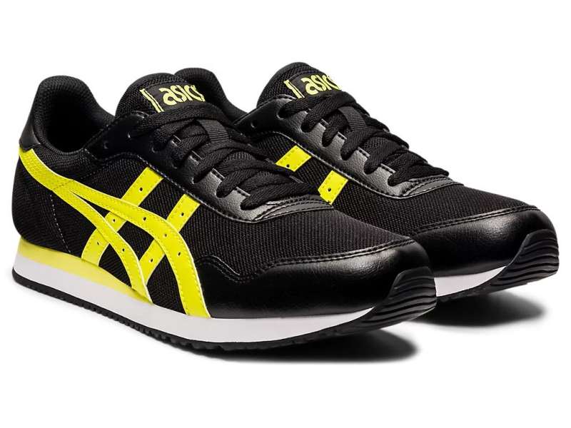 Asics Tiger Runner Black/Sour Yuzu | kvkc5uXqy