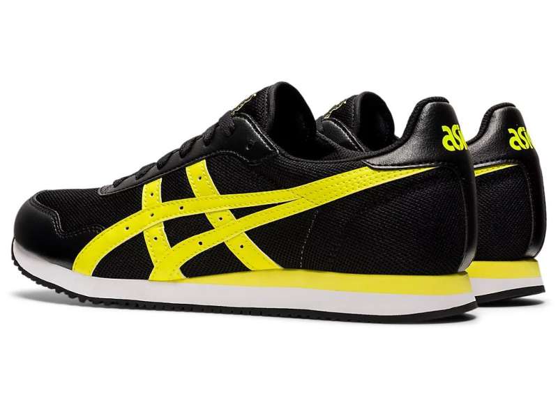 Asics Tiger Runner Black/Sour Yuzu | kvkc5uXqy