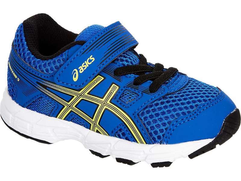 Asics Unisex Contend 5 Size Illusion Blue/Lemon Spark | mRm3CiZpc