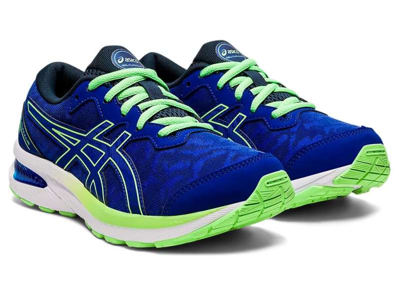 Asics Unisex Gel-cumulus 23 Mako Blue/Bright Lime | B0G7OKXOm