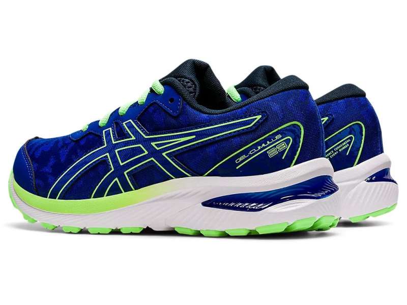 Asics Unisex Gel-cumulus 23 Mako Blue/Bright Lime | B0G7OKXOm