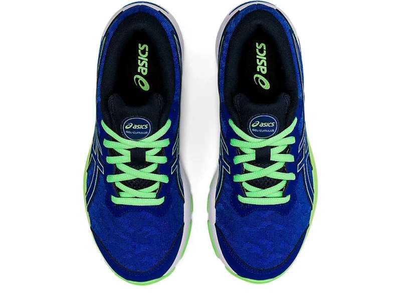 Asics Unisex Gel-cumulus 23 Mako Blue/Bright Lime | B0G7OKXOm