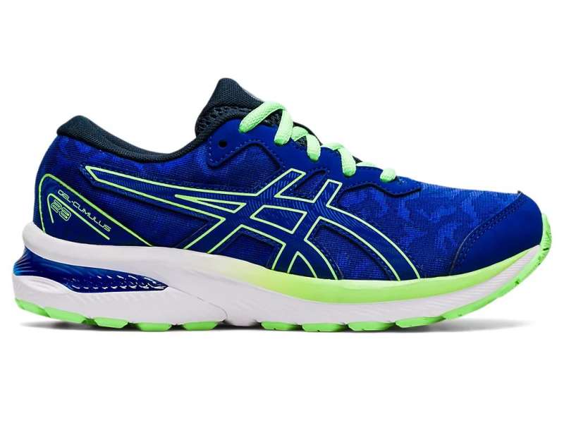 Asics Unisex Gel-cumulus 23 Mako Blue/Bright Lime | B0G7OKXOm