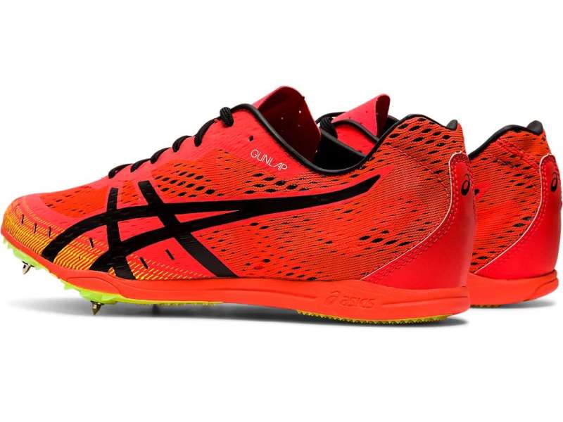 Asics Unisex Gun Lap 2 Sunrise Red/Black | DcQVf503n