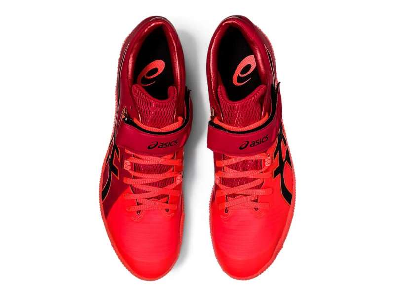 Asics Unisex High Jump Pro 2 Sunrise Red/Black | mECeeJIJ6