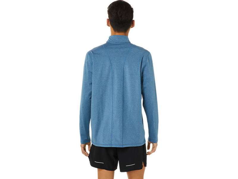 Asics Unisex Lam Thermopolis Half Zip μπλε | ZiNt2YOy9