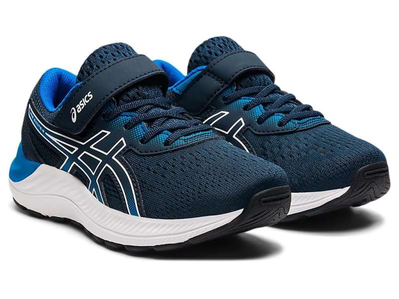 Asics Unisex Pre Excite 8 French Blue/White | pfRNoDcF7