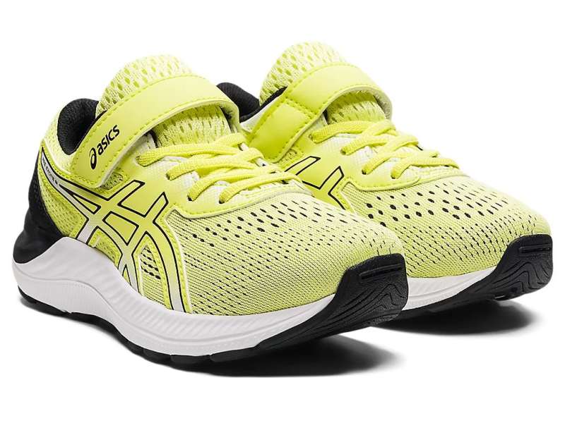 Asics Unisex Pre Excite 8 Glow Yellow/Black | TfHGWbLOk