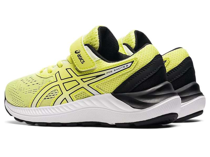 Asics Unisex Pre Excite 8 Glow Yellow/Black | TfHGWbLOk