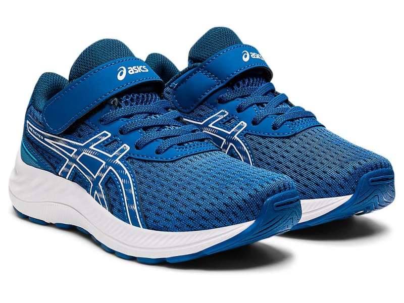 Asics Unisex Pre Excite 9 Lake Drive/White | NalrgSydN