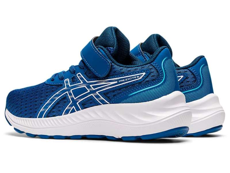 Asics Unisex Pre Excite 9 Lake Drive/White | NalrgSydN