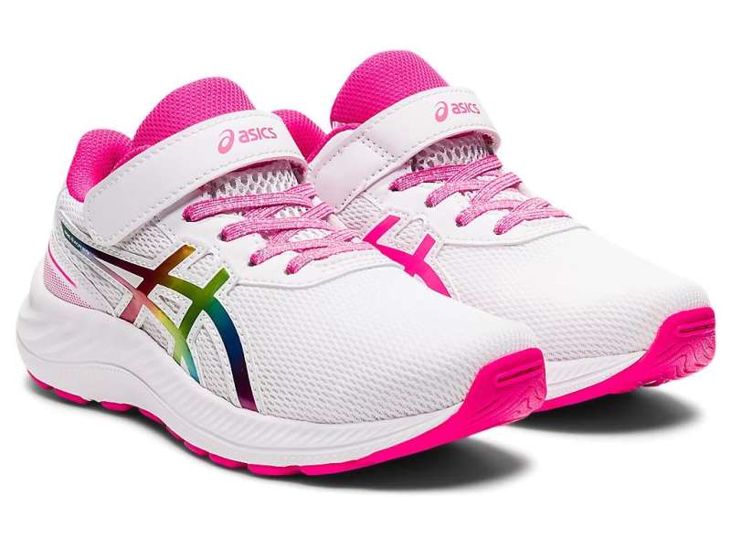 Asics Unisex Pre Excite 9 White/Pink Glo | sW3ahHMFu