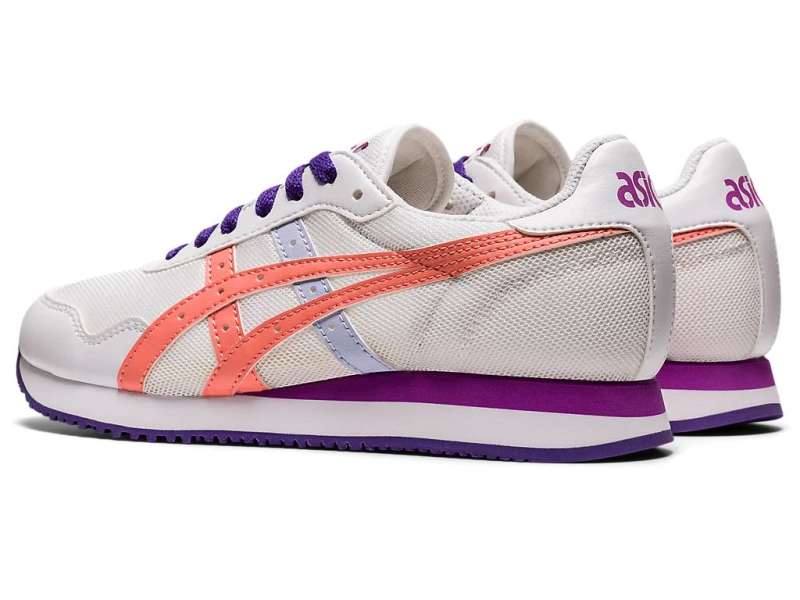 Asics Unisex Tiger Runner White/Guava | H2ENM0tgQ