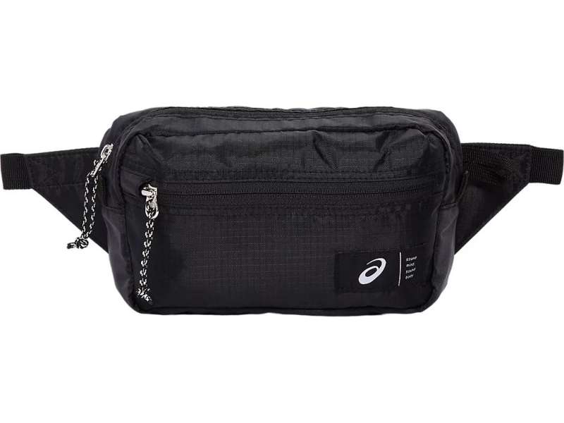 Asics Unisex waist Bag Unisex μαυρα | QLzR7v70j