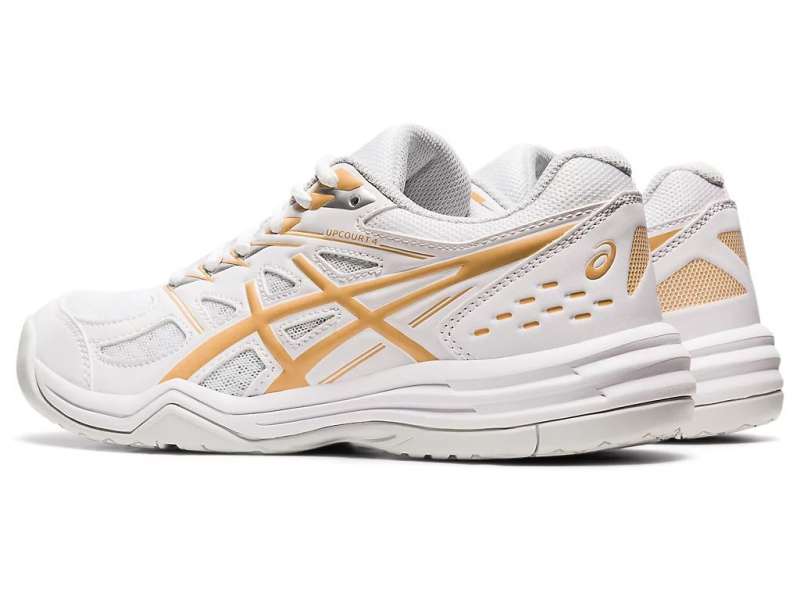 Asics Upcourt 4 White/Champagne | Pbd7hVuQP