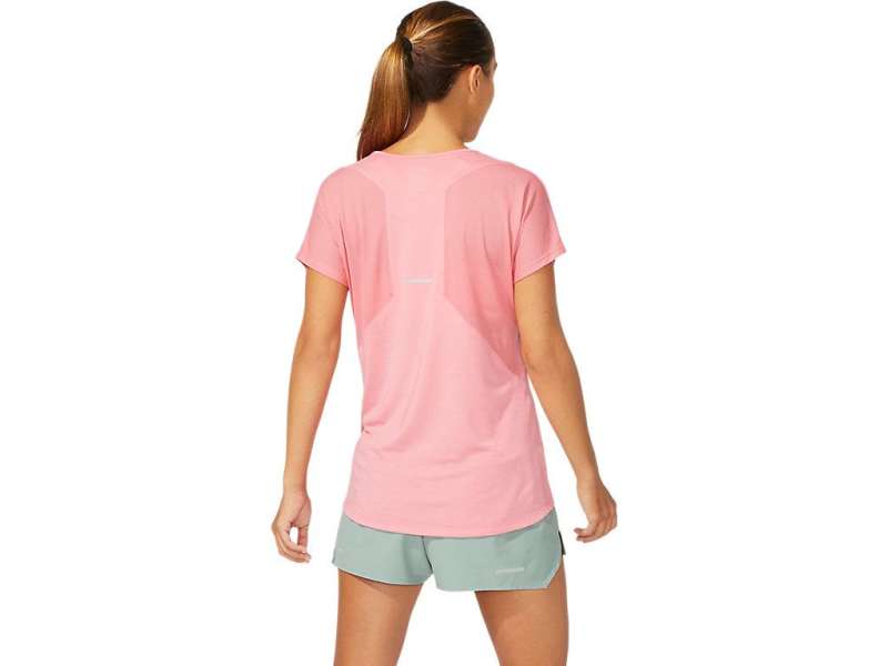 Asics V-neck κοντο Sleeve Peach Petal | 5LsjGE8Lc