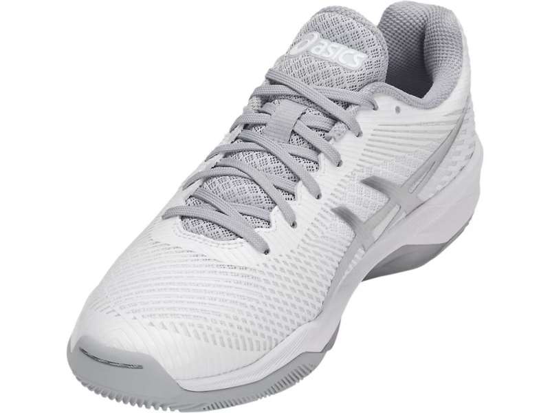 Asics Volley Elite Ff White/Silver | vhbr8x3hk