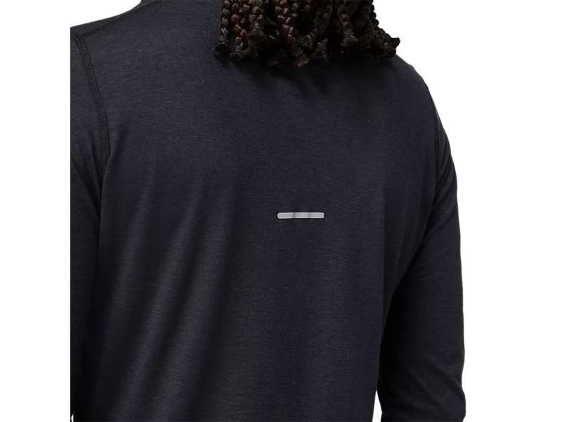 Asics Wool Rib Long Sleeve γκρι | ikLdzLIGR