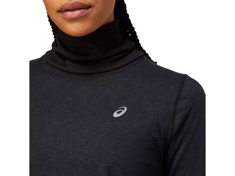 Asics Wool Rib Long Sleeve γκρι | ikLdzLIGR