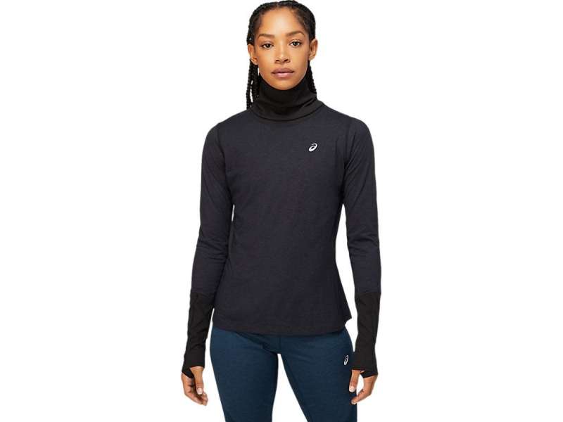 Asics Wool Rib Long Sleeve γκρι | ikLdzLIGR