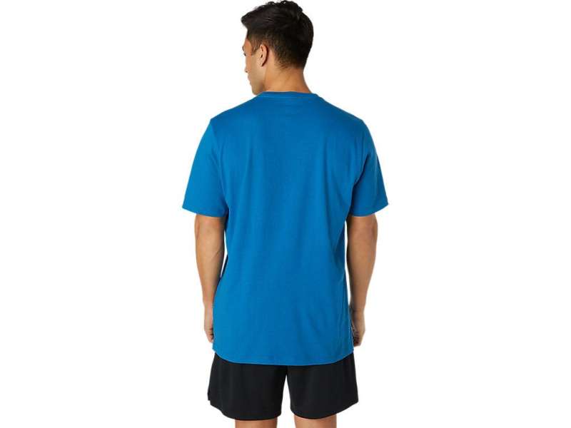 Asics Xg Paintbrush κοντο Sleeve Tee μπλε | riyCtemfE