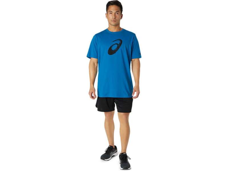 Asics Xg Paintbrush κοντο Sleeve Tee μπλε | riyCtemfE